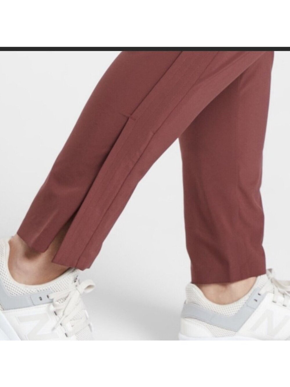 Athleta Uptown Ankle Pant Size 0 Cognac Brown Commute Work Travel pants - Picture 2 of 8